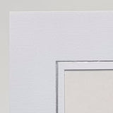 Kuvapohjuke Suorakaide, Hopea 10x15/15x20cm