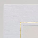 Kuvapohjuke Suorakaide, Kulta 13x18/18x24cm