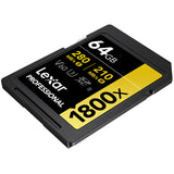Lexar Pro 64GB SDXC 1800X UHS-II