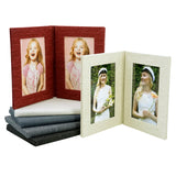 Canvas folder for 2x10x15cm pictures