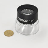 Carson magnifying glass LL-10 10x magnification 30mm (Ø 42 mm)