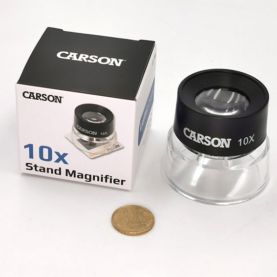 Carson magnifying glass LL-10 10x magnification 30mm (Ø 42 mm)