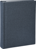 Base Line Canvas 10x15cm 200 photo pocket album, blue