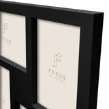 Collage 13 kuvaa Musta Monikuvakehys