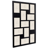 Collage 13 kuvaa Musta Monikuvakehys