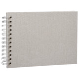 Essence Canvas Wire-O, Beige kierrealbumi 23x17cm