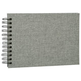 Base Line Canvas Wire-O spiral album 23x17cm