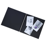 Essence Wire-O Harmaa kierrealbumi 30x30cm, Mustat sivut