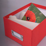 UniTex kuvalaatikko 700 kuvalle, 10x15cm Punainen