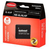 Hähnel akku Canon HL-6LHP, NB-6L/6LH
