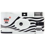 Ilford XP2 Black &amp; White single exposure camera with flash 27 images