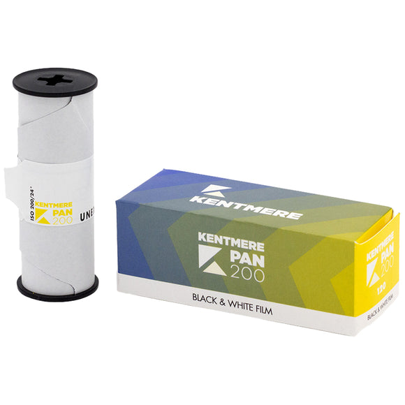 Kentmere Pan 200, B&W 120 rulla