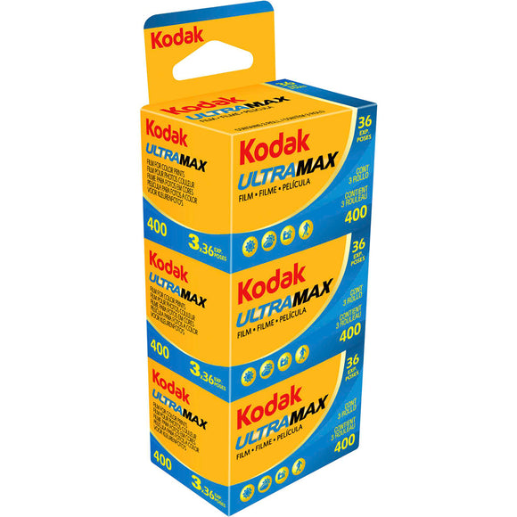 Kodak Ultramax Triplapakkaus, 3x ISO 400 36/135mm