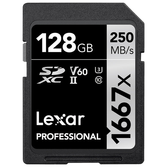 Lexar Professional 128GB SDXC 1667X UHS-II