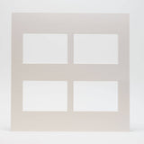 Monikuva Passepartout Luonnonvalkoinen 40x40cm