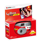 AGFA LeBox -kertakaäyttökamera salamalla 27 kuvaa