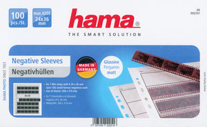 Hama Negative Sleeves 6x24x36mm 100 arkkia