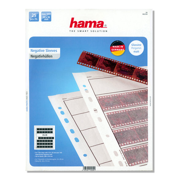 Hama Negative Sleeves 6x24x36mm 25 arkkia