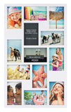 Collage 13 pictures White Multi-picture frame
