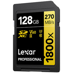 Lexar Pro 128GB SDXC 1800X UHS-II