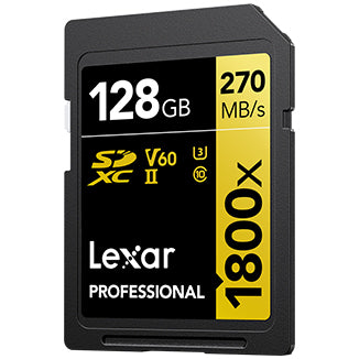 Lexar Pro 128GB SDXC 1800X UHS-II