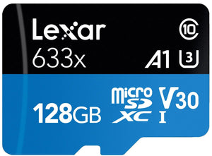 Lexar 128GB Micro-SDHC/SDXC 633X UHS-I - fotokarelia.fi